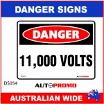 DANGER SIGN - DS-054 - 11,000 VOLTS